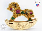 🎠 DIY Counted Cross Stitch Kit Rocking Horse 