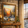 DIY Counted Cross Stitch Kit "Kiss of the winter sun"