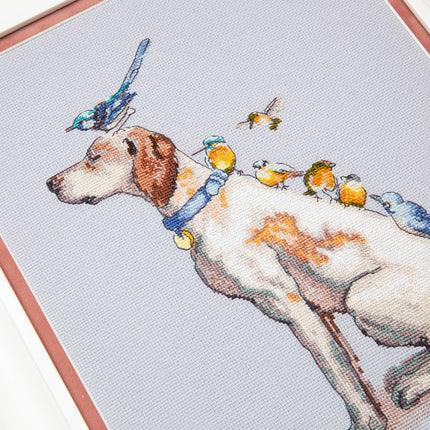 DIY Counted Cross Stitch Kit "Defender"