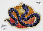 DIY cross stitch kit on wood 