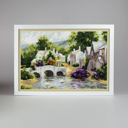 DIY Counted Cross Stitch Kit "Hospitable city"