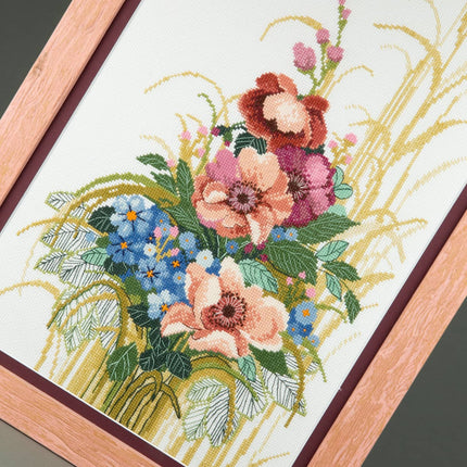 Counted Cross Stitch Kit "Freshness of meadow"