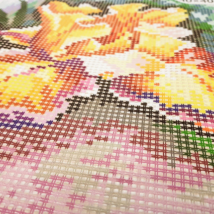 Cross Stitch Pillow Kit "Iris"