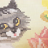 DIY Cross Stitch Kit "Сat among tulips" with Printed Tapestry Canvas