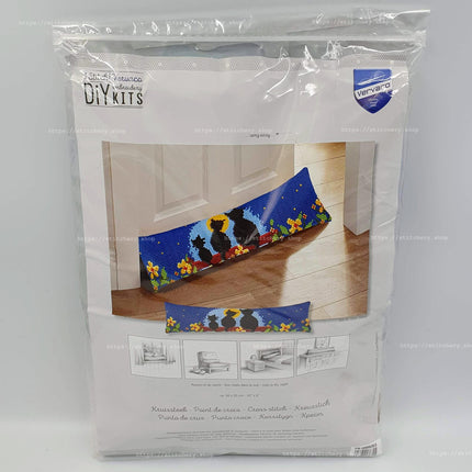 DIY Cross Stitch Cushion Kit "", Draft stopper kit
