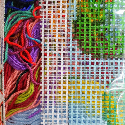 Cross Stitch Pillow Kit "Italian Town"