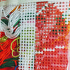 Cross Stitch Pillow Kit "Rainbow of Flowers"
