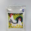 DIY Cross stitch cushion kit "Chickens"