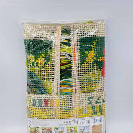DIY Cross stitch cushion kit "Chickens"