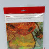 DIY Cross Stitch Kit "13 Sunflowers, V. van Gogh" with Printed Tapestry Canvas, 15.7"x19.7" / 40х50 cm