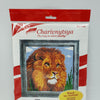 DIY Cross Stitch Kit "Lion" with Printed Tapestry Canvas