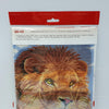 DIY Cross Stitch Kit "Lion" with Printed Tapestry Canvas