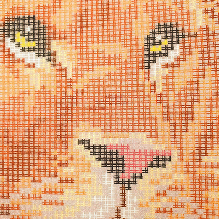 DIY Cross Stitch Kit "Lion" with Printed Tapestry Canvas