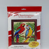 DIY Cross Stitch Kit "Parrots" with Printed Tapestry Canvas