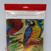 DIY Cross Stitch Kit "Parrots" with Printed Tapestry Canvas