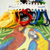 DIY Cross Stitch Kit "Parrots" with Printed Tapestry Canvas