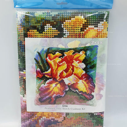 Cross Stitch Pillow Kit "Iris"