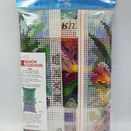 Cross Stitch Pillow Kit "Iris"