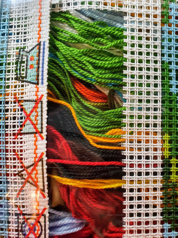 Cross Stitch Pillow Kit 