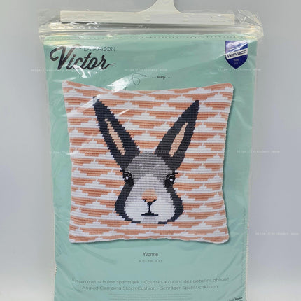 DIY  PN-0158278 Vervaco Angled Clamping Stitch Kit Cushion "Yvonne"