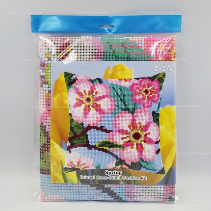 Cross Stitch Pillow Kit "Spring"