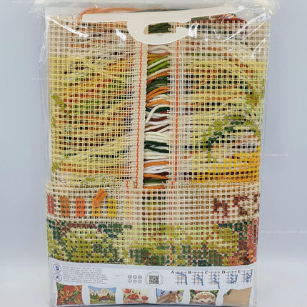 DIY Cross stitch cushion kit "Pumpkins"