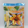 Cross Stitch Pillow Kit "Yellow Lily"