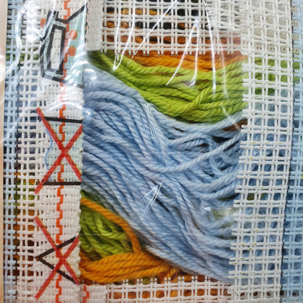 Cross Stitch Pillow Kit "Yellow Lily"