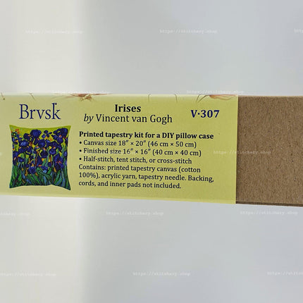 Needlepoint Pillow Kit "Irises"