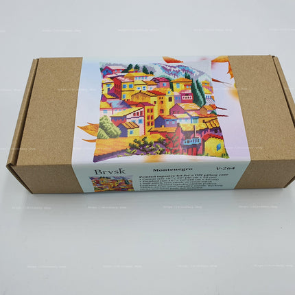 Needlepoint Pillow Kit "Montenegro"