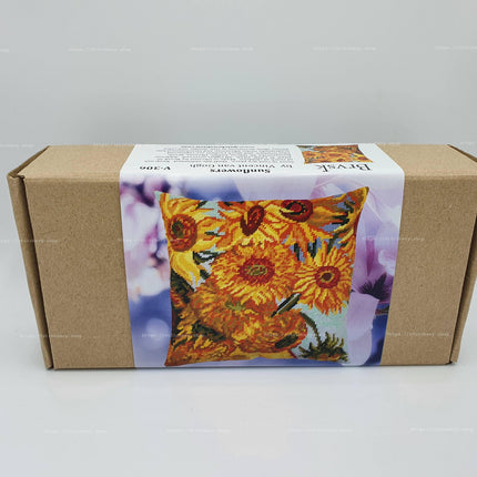 Needlepoint Pillow Kit "Sunflowers"