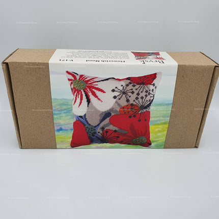 Needlepoint Pillow Kit "Flowerish Mood"