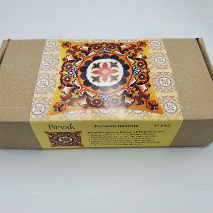 Needlepoint Pillow Kit "Persian Rosette"