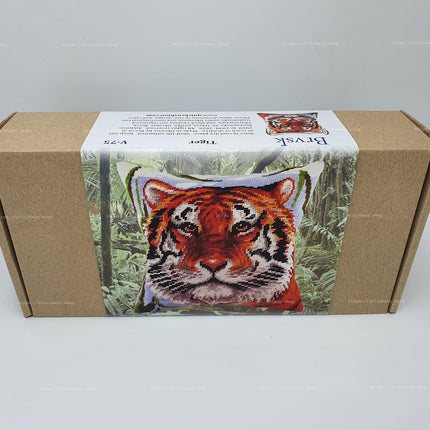 Needlepoint Pillow Kit "Tiger"