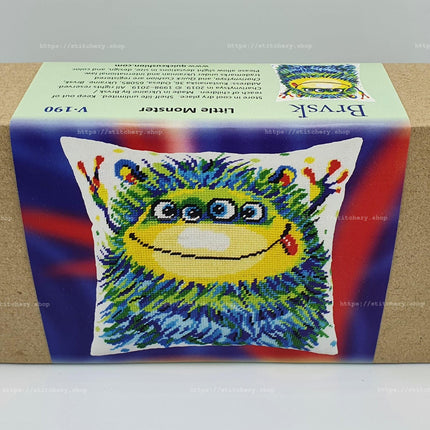 Needlepoint Pillow Kit "Little Monster"
