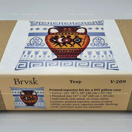 Needlepoint Pillow Kit "Troy"