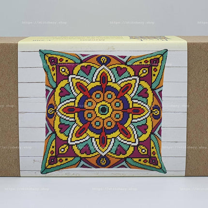 Needlepoint Pillow Kit "Mandala"