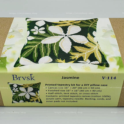 Needlepoint Pillow Kit "Jasmine"