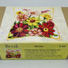 Needlepoint Pillow Kit "Zinnias"