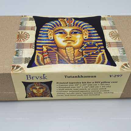 Needlepoint Pillow Kit "Tutankhamun"