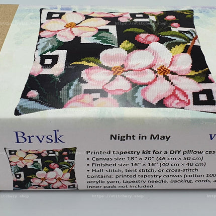Needlepoint Pillow Kit "Night in May"