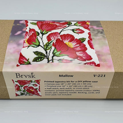 Needlepoint Pillow Kit "Mallow"