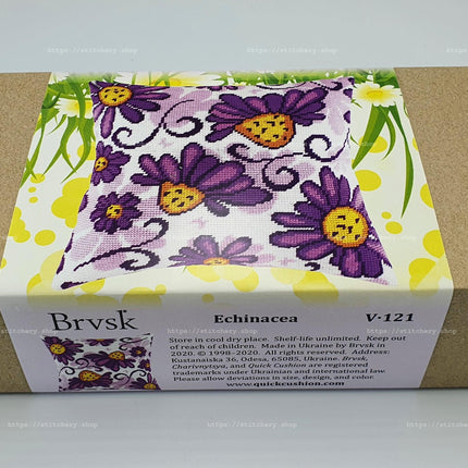 Needlepoint Pillow Kit "Echinacea"