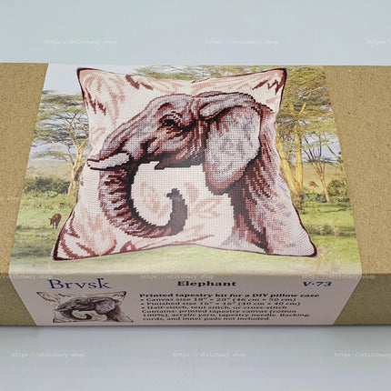 Needlepoint Pillow Kit "Elephant"