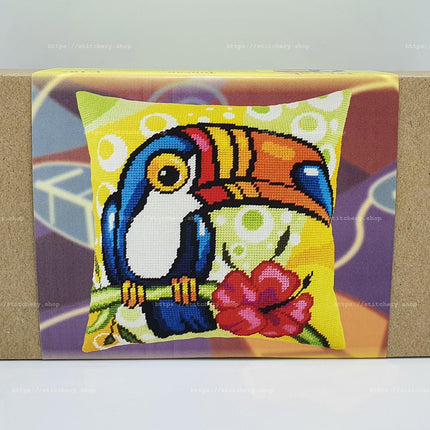 Needlepoint Pillow Kit "Toucan"