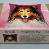 Needlepoint Pillow Kit "Rough Collie Dog"