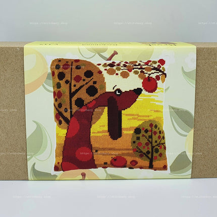 Needlepoint Pillow Kit "Dachshund"