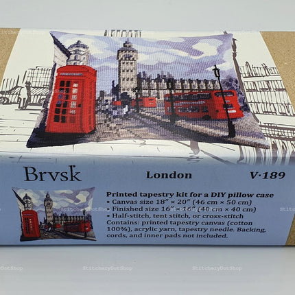 Needlepoint Pillow Kit "London"