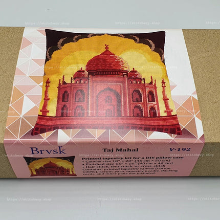Needlepoint Pillow Kit "Taj Mahal"