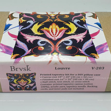Needlepoint Pillow Kit "Louvre"